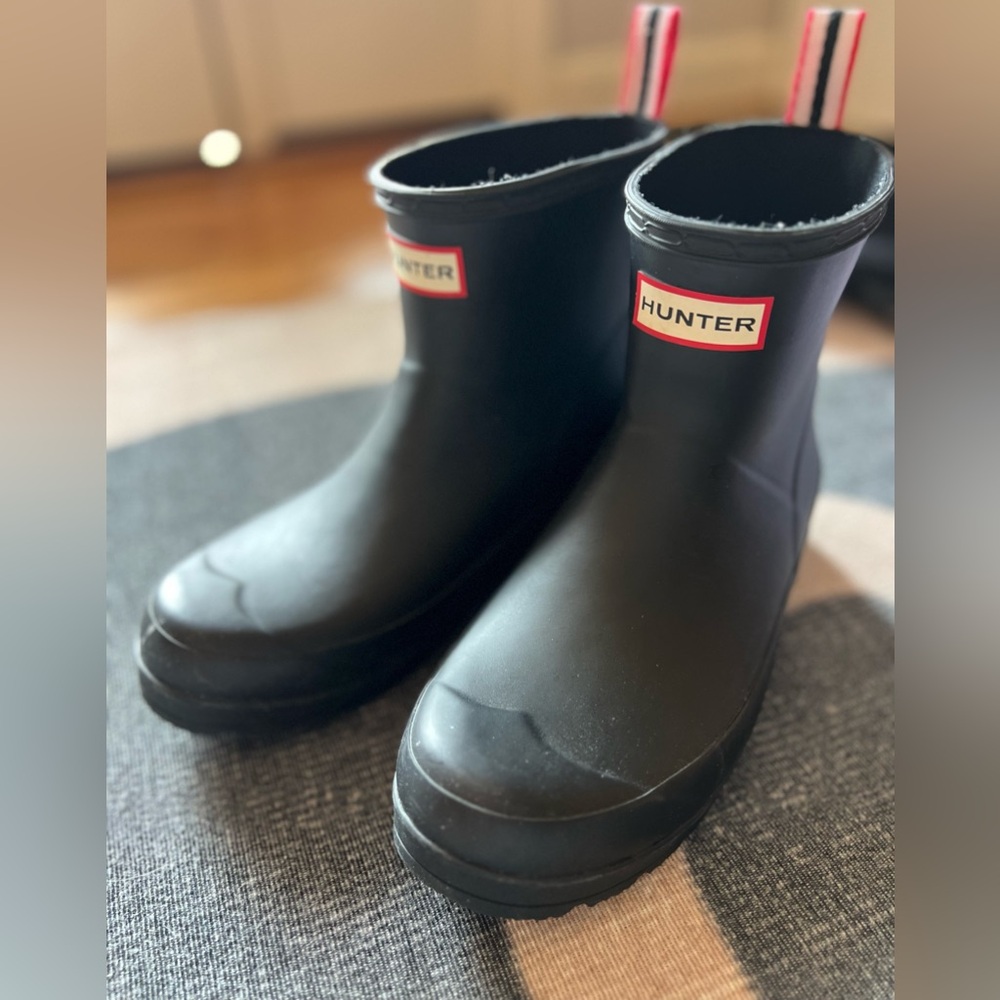 Black Hunter Boots Size 7